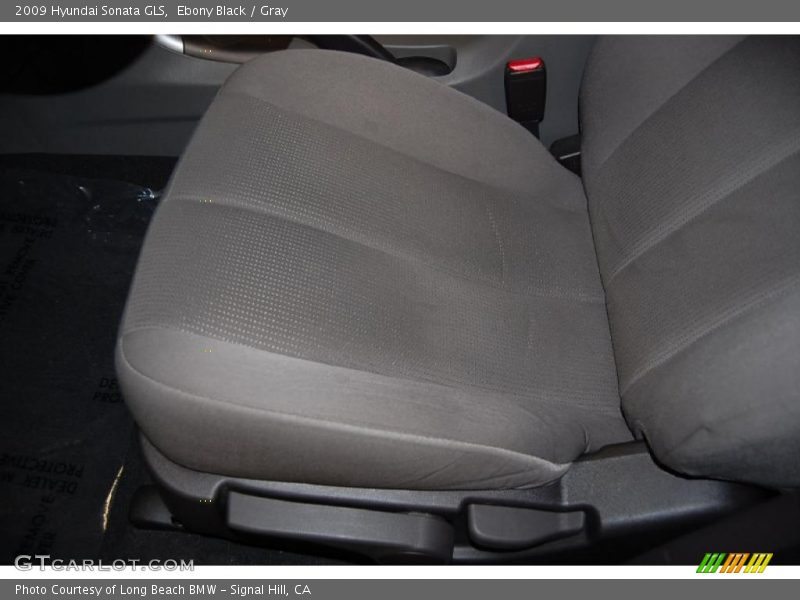Ebony Black / Gray 2009 Hyundai Sonata GLS