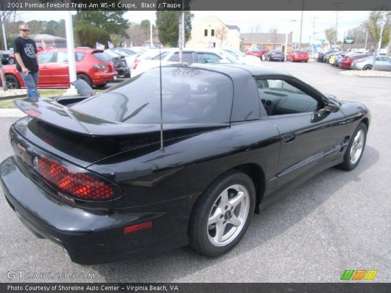Black / Taupe 2001 Pontiac Firebird Trans Am WS-6 Coupe