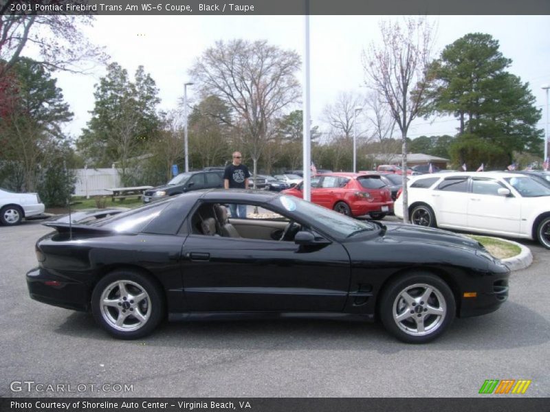 Black / Taupe 2001 Pontiac Firebird Trans Am WS-6 Coupe