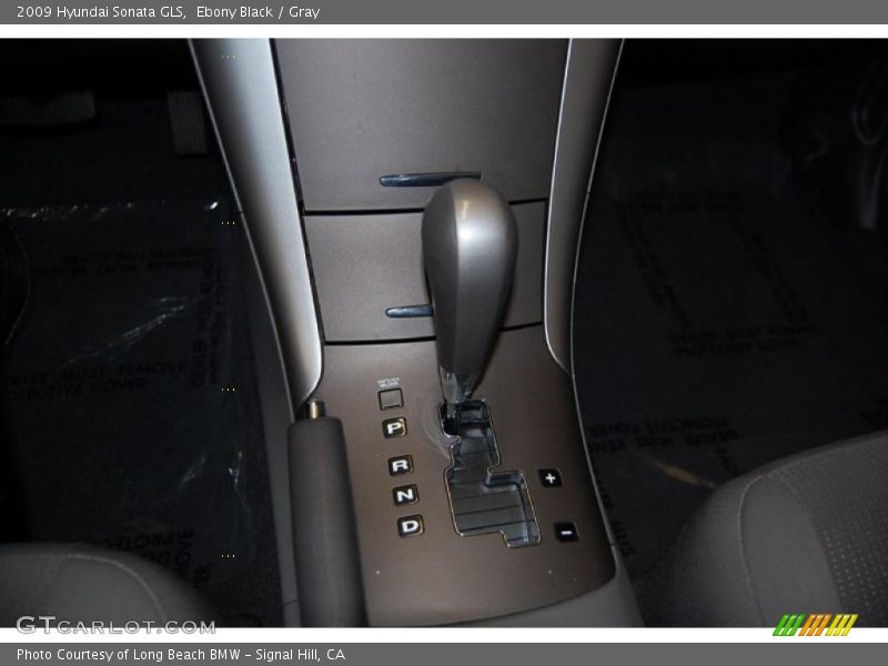 Ebony Black / Gray 2009 Hyundai Sonata GLS