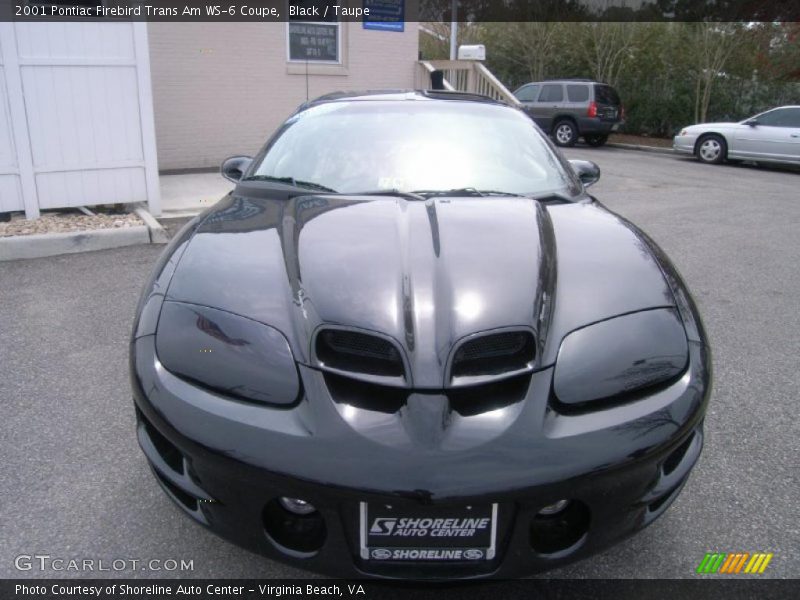 Black / Taupe 2001 Pontiac Firebird Trans Am WS-6 Coupe