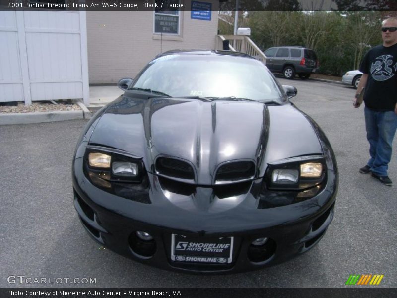 Black / Taupe 2001 Pontiac Firebird Trans Am WS-6 Coupe