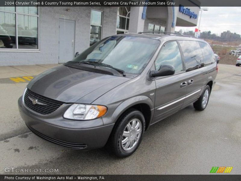 Graphite Gray Pearl / Medium Slate Gray 2004 Chrysler Town & Country Touring Platinum Series