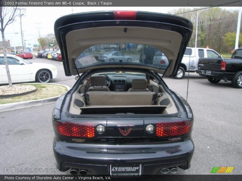 Black / Taupe 2001 Pontiac Firebird Trans Am WS-6 Coupe