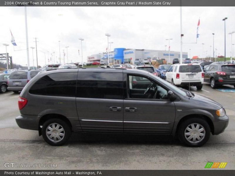 Graphite Gray Pearl / Medium Slate Gray 2004 Chrysler Town & Country Touring Platinum Series