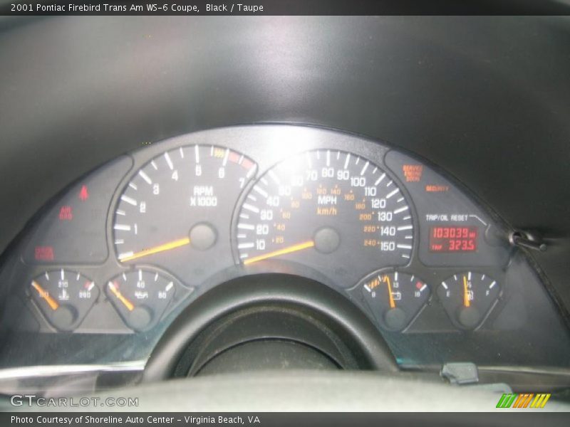  2001 Firebird Trans Am WS-6 Coupe Trans Am WS-6 Coupe Gauges