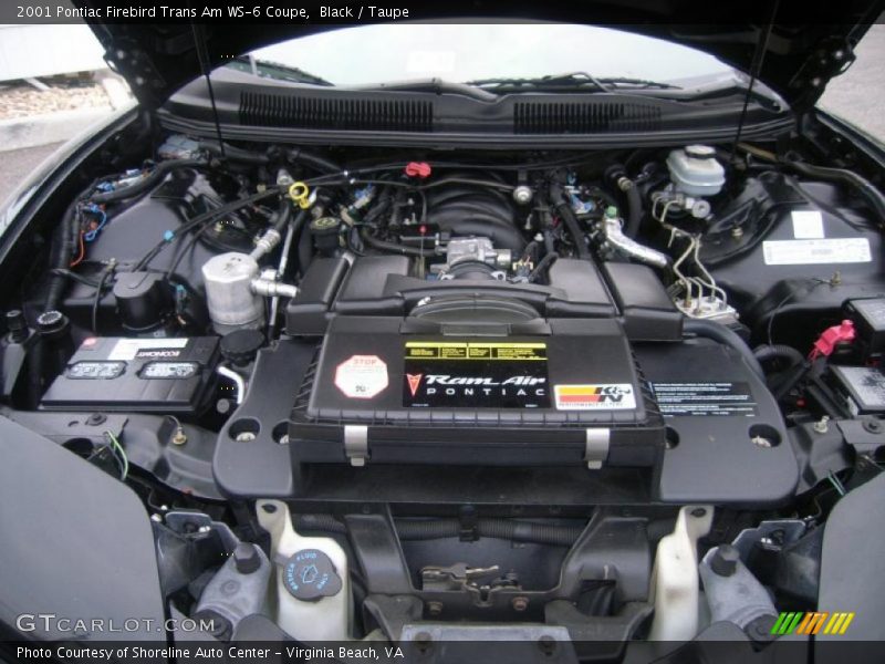  2001 Firebird Trans Am WS-6 Coupe Engine - 5.7 Liter OHV 16-Valve LS1 V8