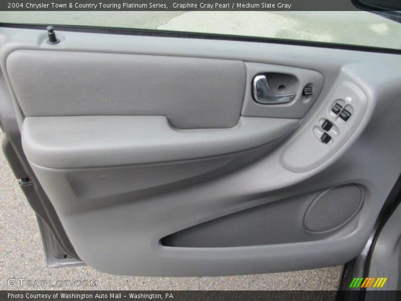 Graphite Gray Pearl / Medium Slate Gray 2004 Chrysler Town & Country Touring Platinum Series