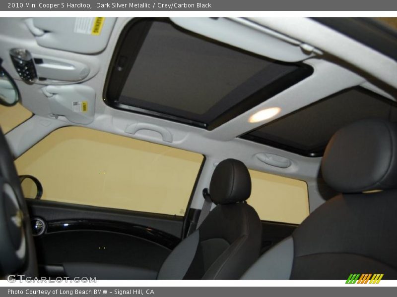 Dark Silver Metallic / Grey/Carbon Black 2010 Mini Cooper S Hardtop