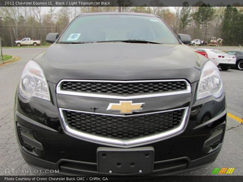 Black / Light Titanium/Jet Black 2011 Chevrolet Equinox LS