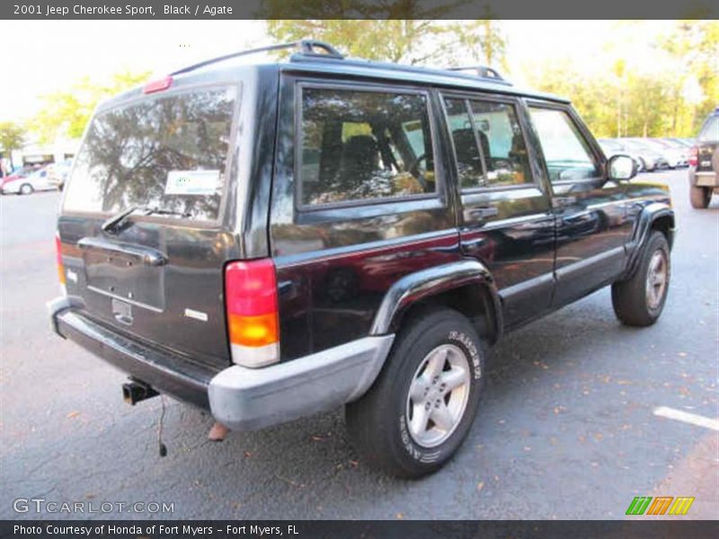 Black / Agate 2001 Jeep Cherokee Sport