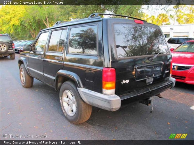 Black / Agate 2001 Jeep Cherokee Sport
