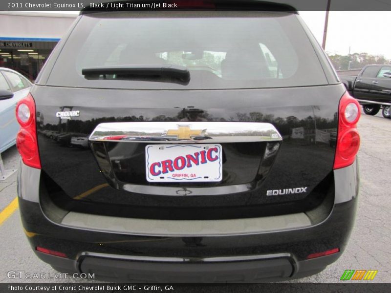 Black / Light Titanium/Jet Black 2011 Chevrolet Equinox LS