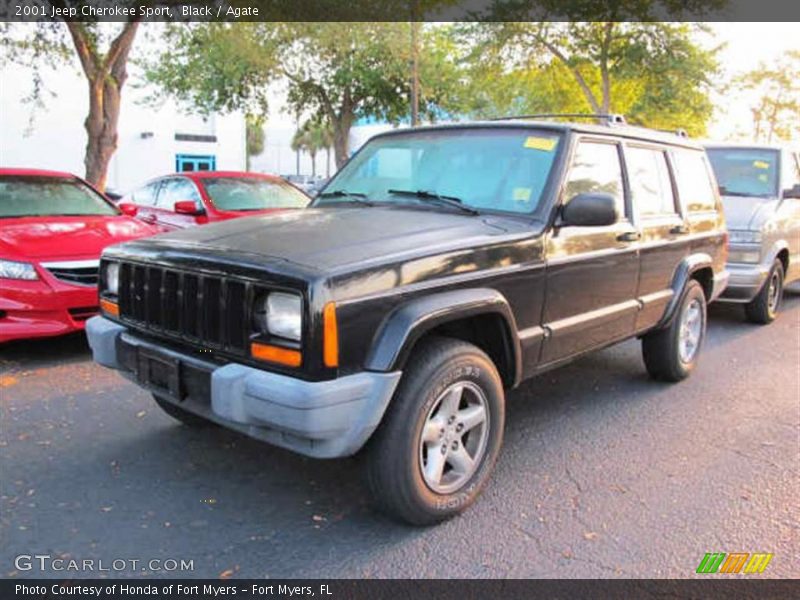 Black / Agate 2001 Jeep Cherokee Sport