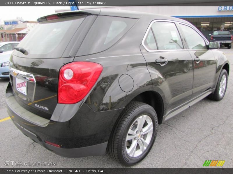 Black / Light Titanium/Jet Black 2011 Chevrolet Equinox LS