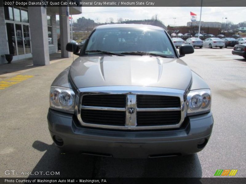 Mineral Gray Metallic / Medium Slate Gray 2007 Dodge Dakota SLT Quad Cab 4x4
