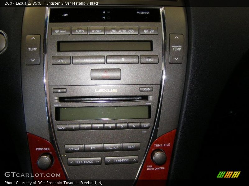 Tungsten Silver Metallic / Black 2007 Lexus ES 350