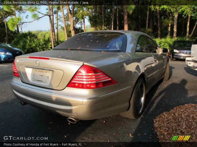 Pewter Silver Metallic / Java 2004 Mercedes-Benz CL 500