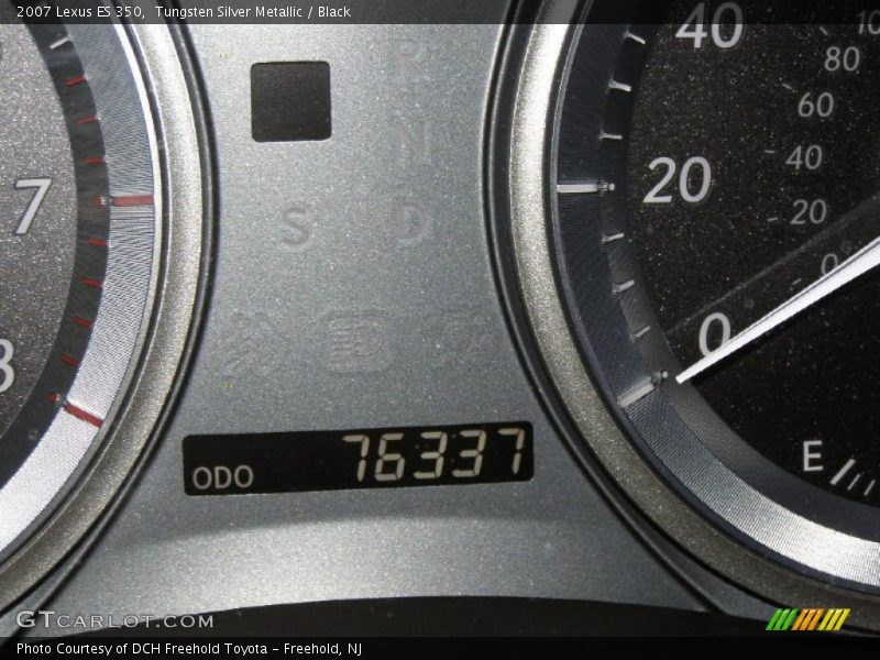 Tungsten Silver Metallic / Black 2007 Lexus ES 350