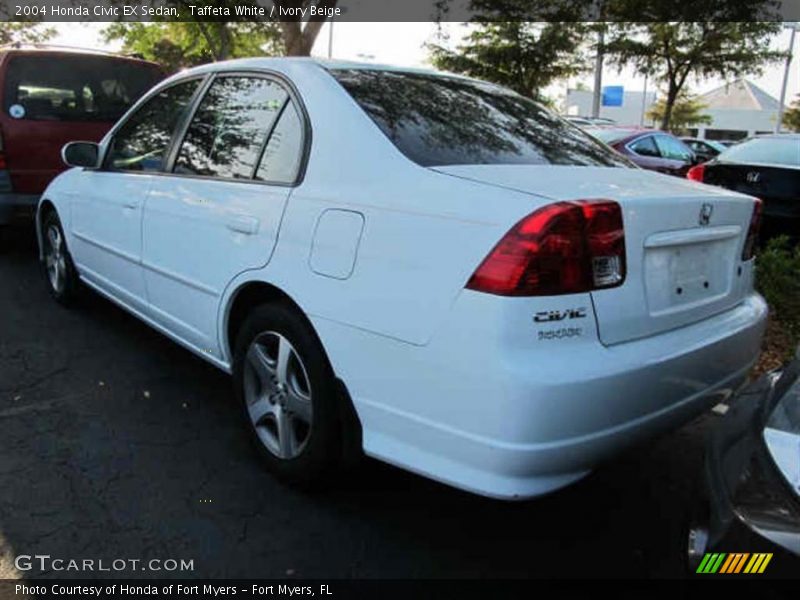 Taffeta White / Ivory Beige 2004 Honda Civic EX Sedan