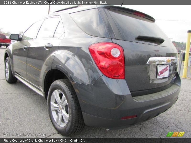 Cyber Gray Metallic / Light Titanium/Jet Black 2011 Chevrolet Equinox LT