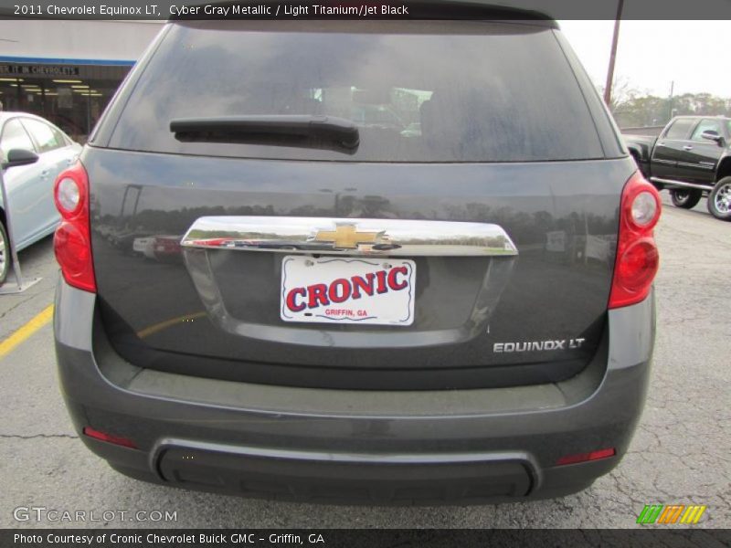 Cyber Gray Metallic / Light Titanium/Jet Black 2011 Chevrolet Equinox LT