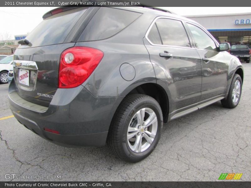 Cyber Gray Metallic / Light Titanium/Jet Black 2011 Chevrolet Equinox LT