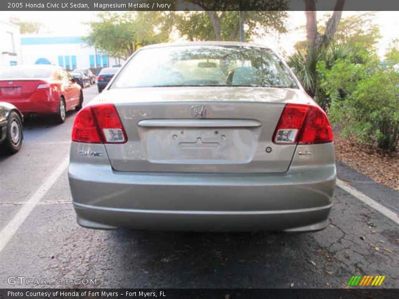 Magnesium Metallic / Ivory 2005 Honda Civic LX Sedan