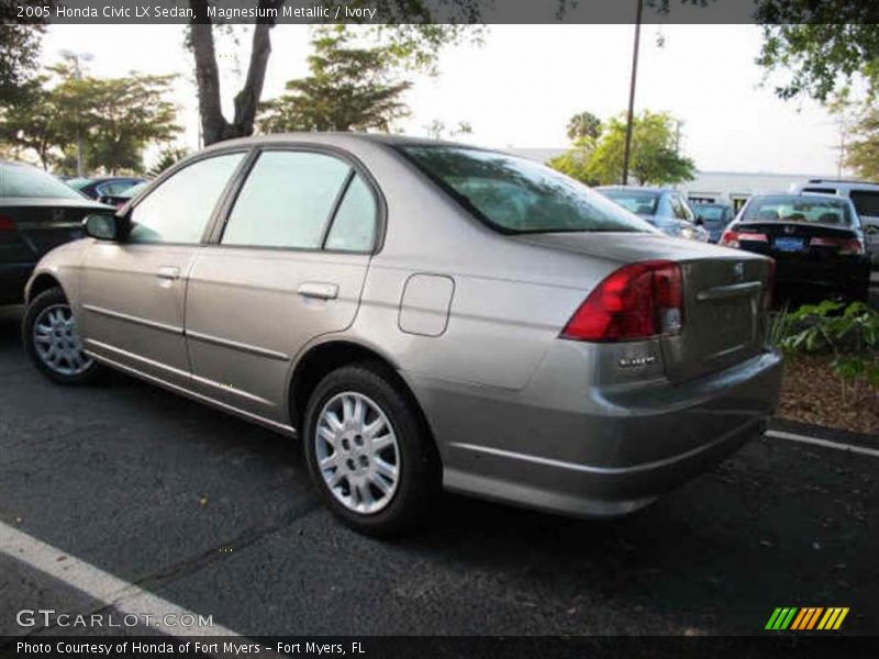 Magnesium Metallic / Ivory 2005 Honda Civic LX Sedan