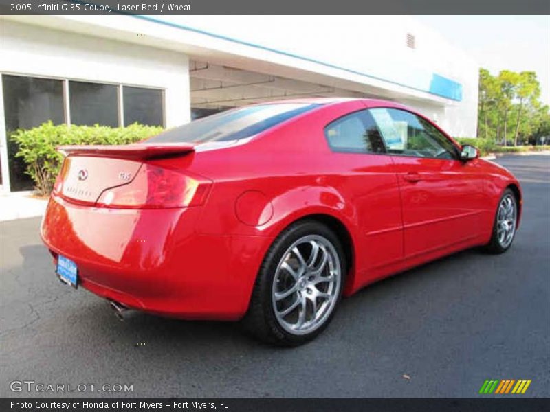 Laser Red / Wheat 2005 Infiniti G 35 Coupe