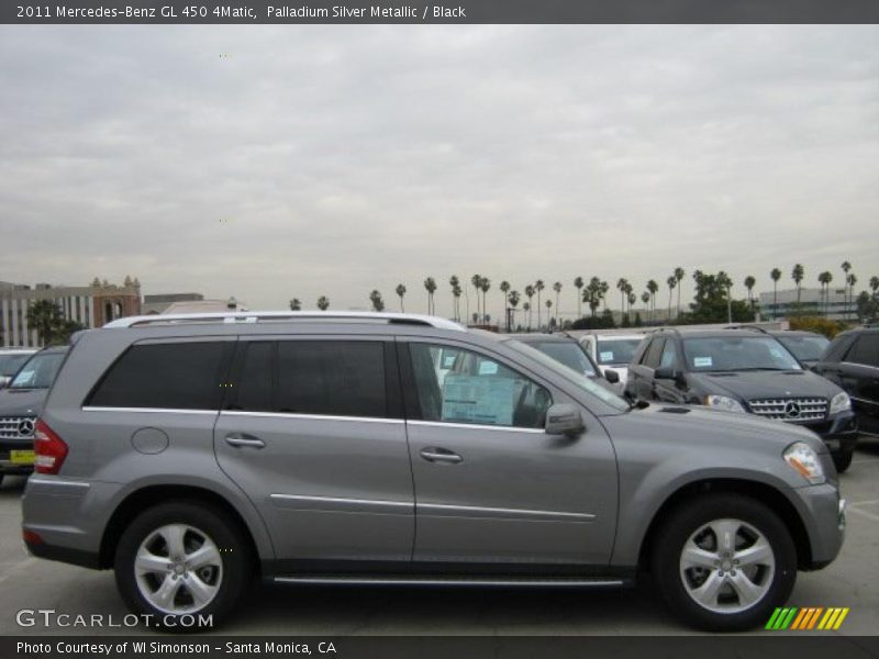 Palladium Silver Metallic / Black 2011 Mercedes-Benz GL 450 4Matic