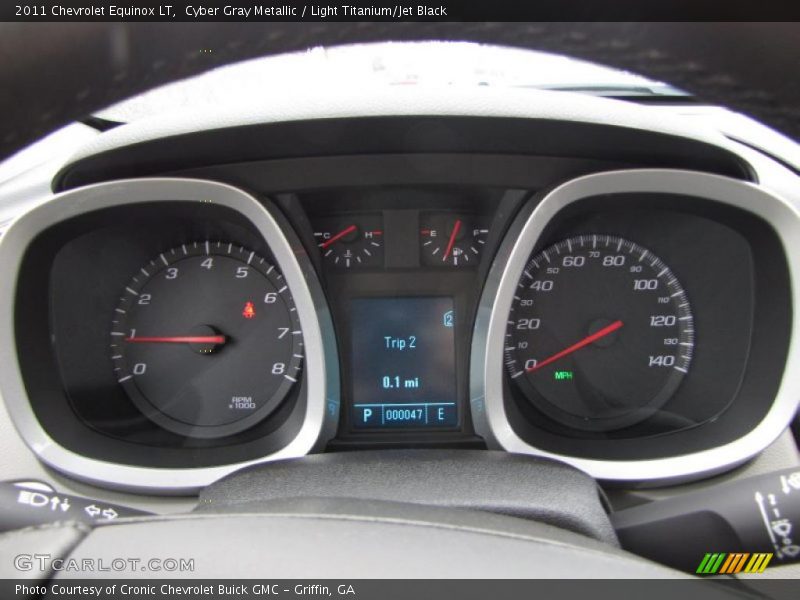 Cyber Gray Metallic / Light Titanium/Jet Black 2011 Chevrolet Equinox LT