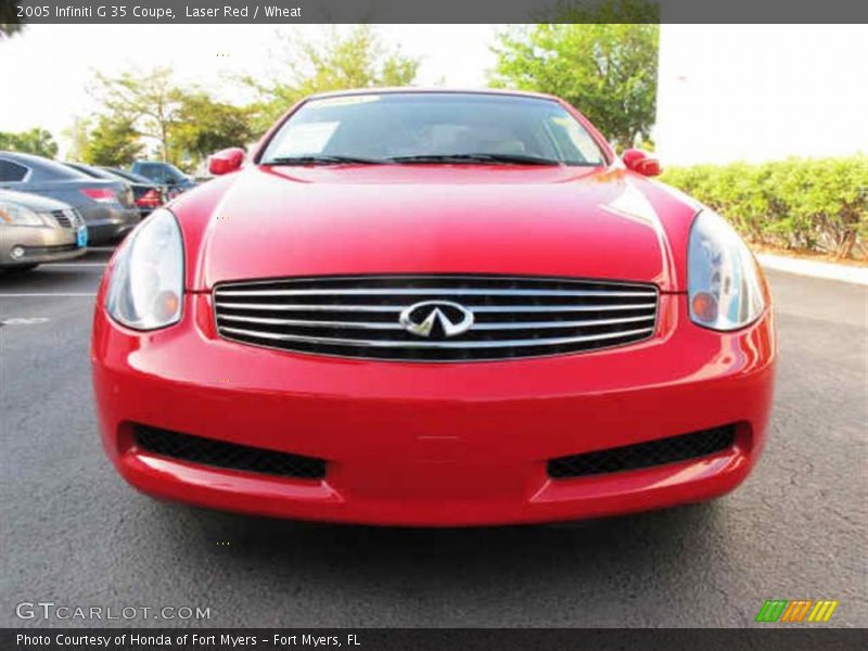  2005 G 35 Coupe Laser Red