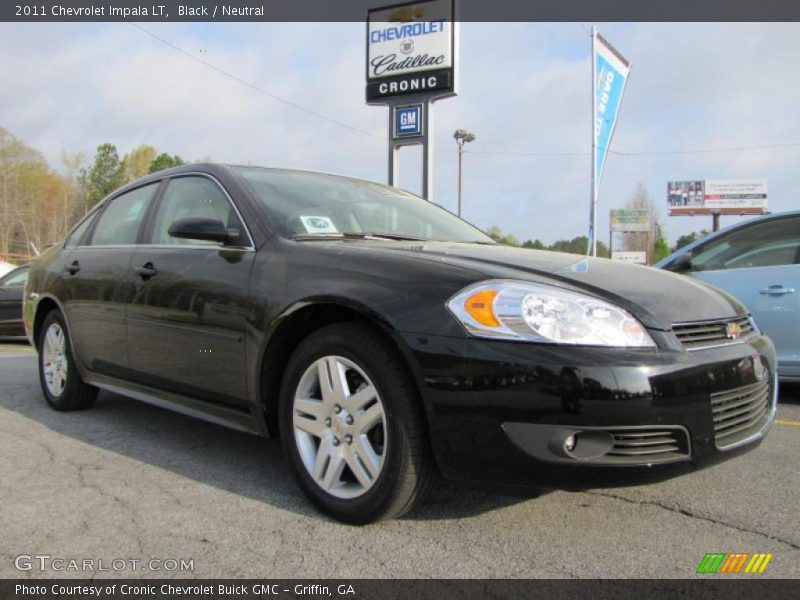 Black / Neutral 2011 Chevrolet Impala LT