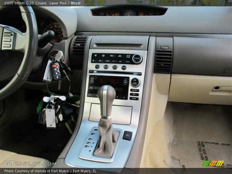 Controls of 2005 G 35 Coupe
