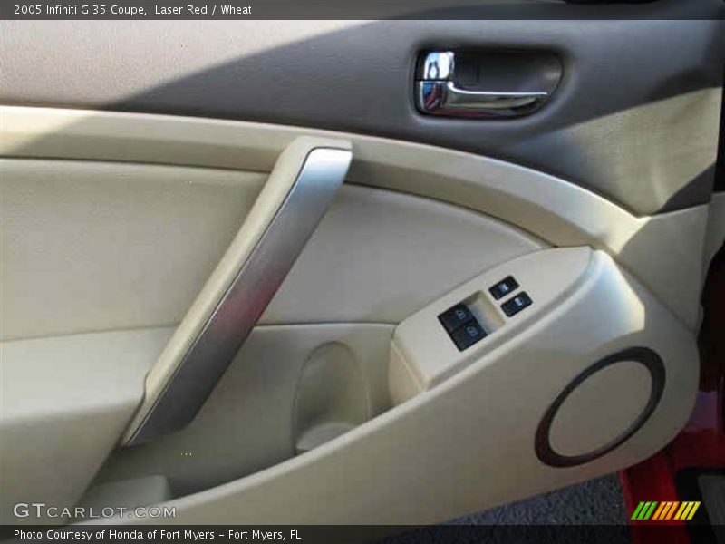 Laser Red / Wheat 2005 Infiniti G 35 Coupe
