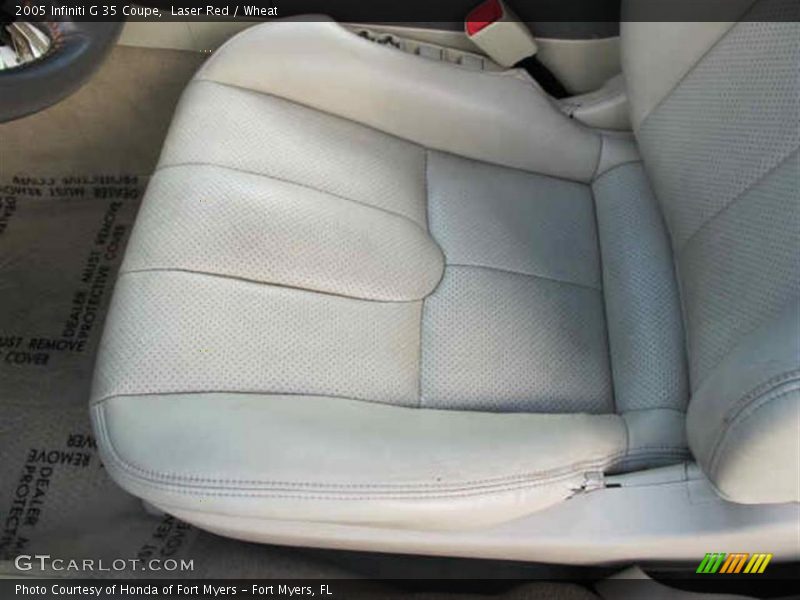 Laser Red / Wheat 2005 Infiniti G 35 Coupe
