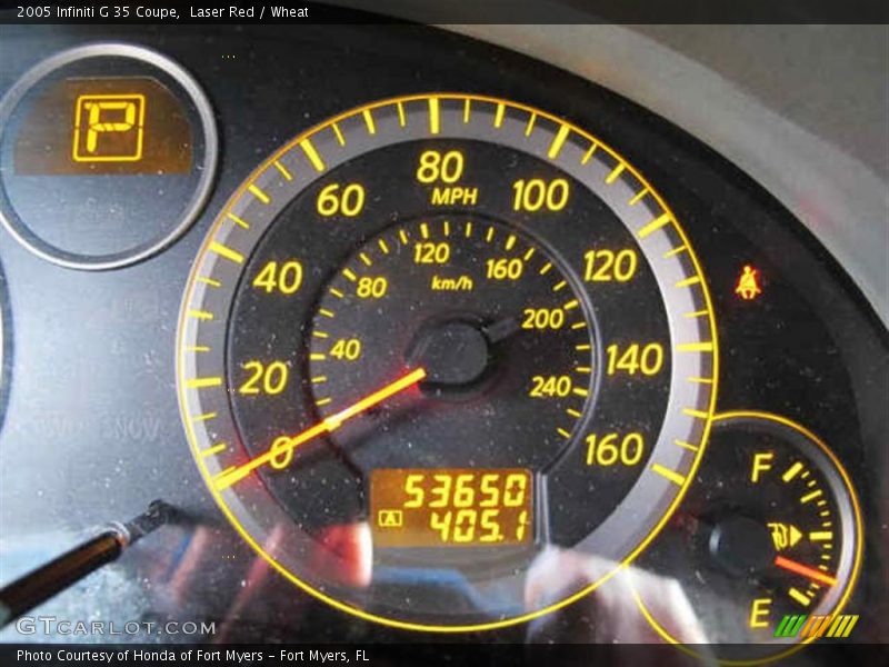 Laser Red / Wheat 2005 Infiniti G 35 Coupe