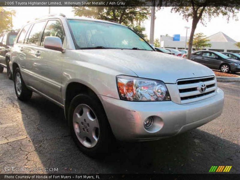 Millenium Silver Metallic / Ash Gray 2006 Toyota Highlander Limited