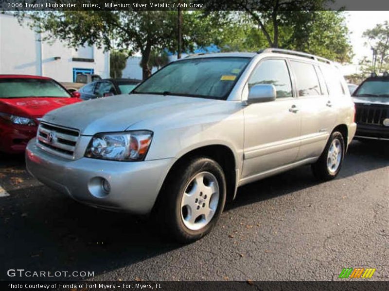 Millenium Silver Metallic / Ash Gray 2006 Toyota Highlander Limited