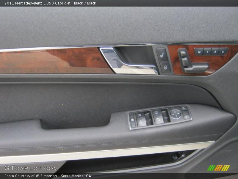 Black / Black 2011 Mercedes-Benz E 350 Cabriolet