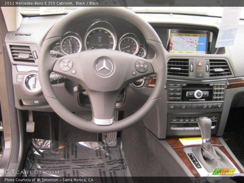 Black / Black 2011 Mercedes-Benz E 350 Cabriolet