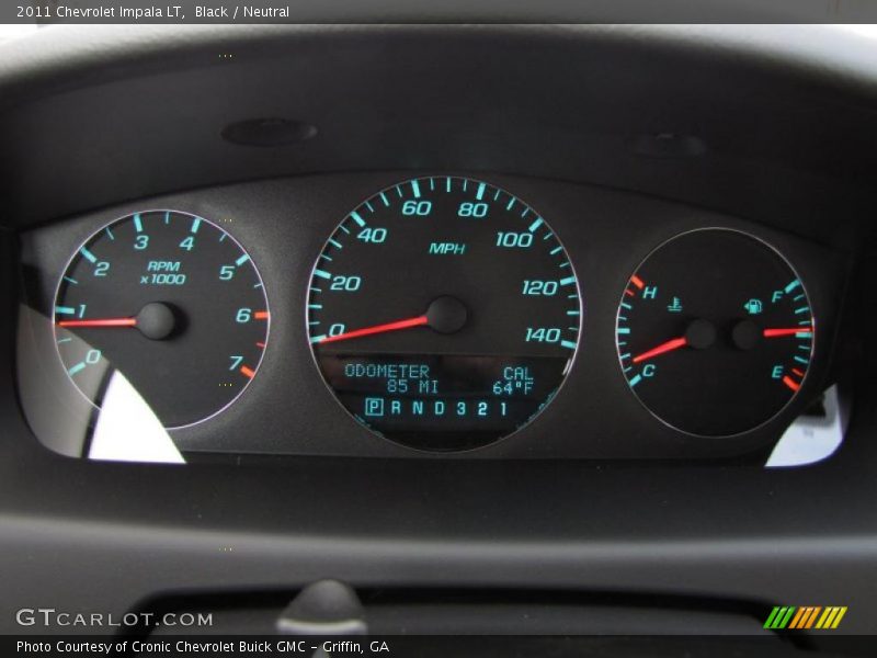 Black / Neutral 2011 Chevrolet Impala LT