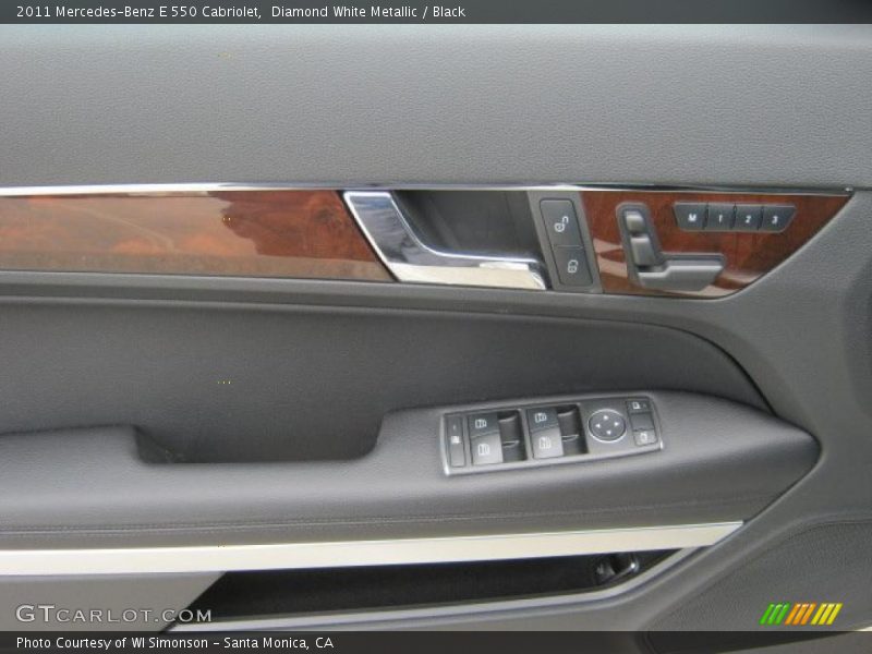 Diamond White Metallic / Black 2011 Mercedes-Benz E 550 Cabriolet