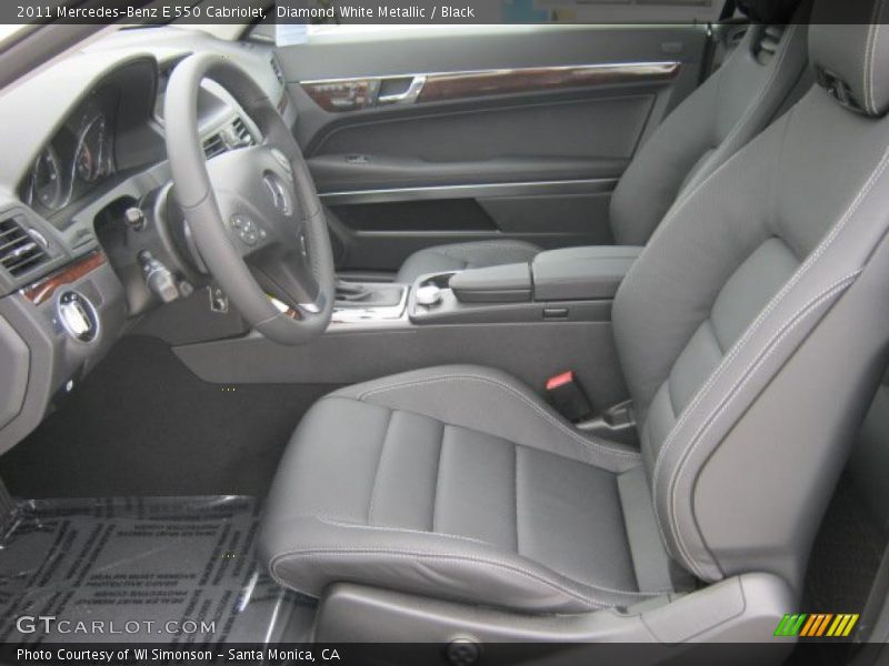  2011 E 550 Cabriolet Black Interior