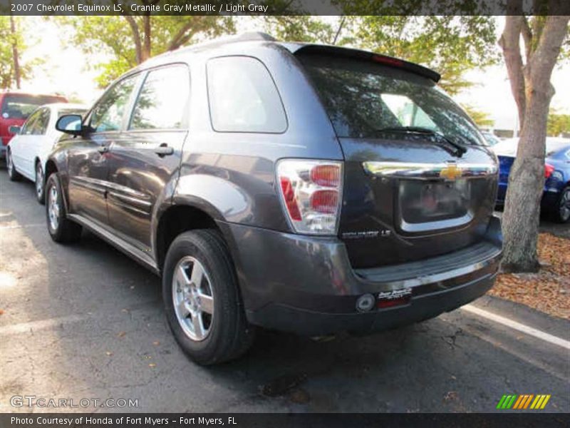 Granite Gray Metallic / Light Gray 2007 Chevrolet Equinox LS
