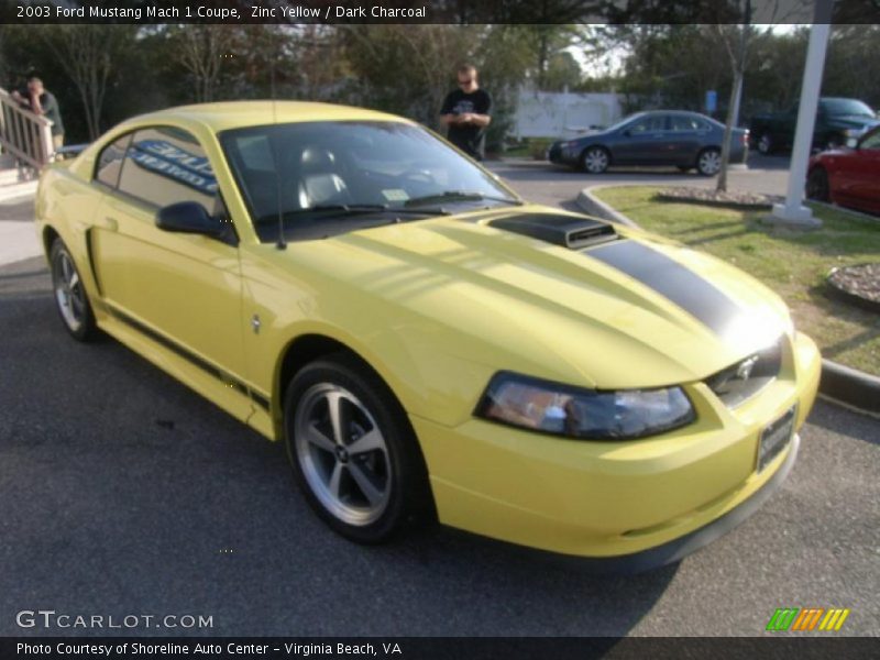 Front 3/4 View of 2003 Mustang Mach 1 Coupe