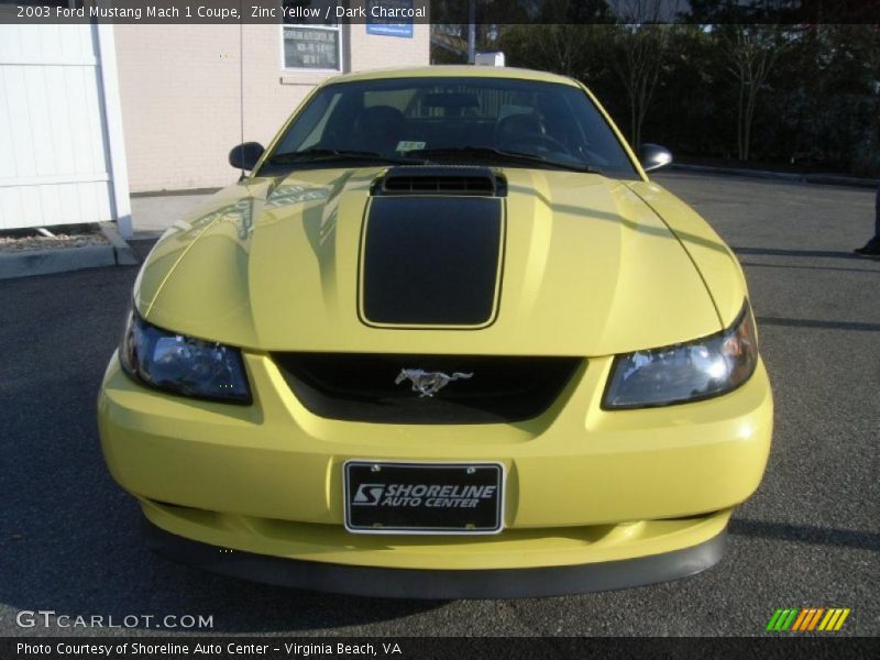 Zinc Yellow / Dark Charcoal 2003 Ford Mustang Mach 1 Coupe