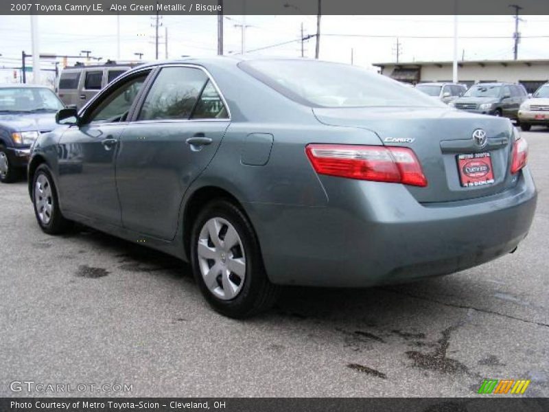 Aloe Green Metallic / Bisque 2007 Toyota Camry LE