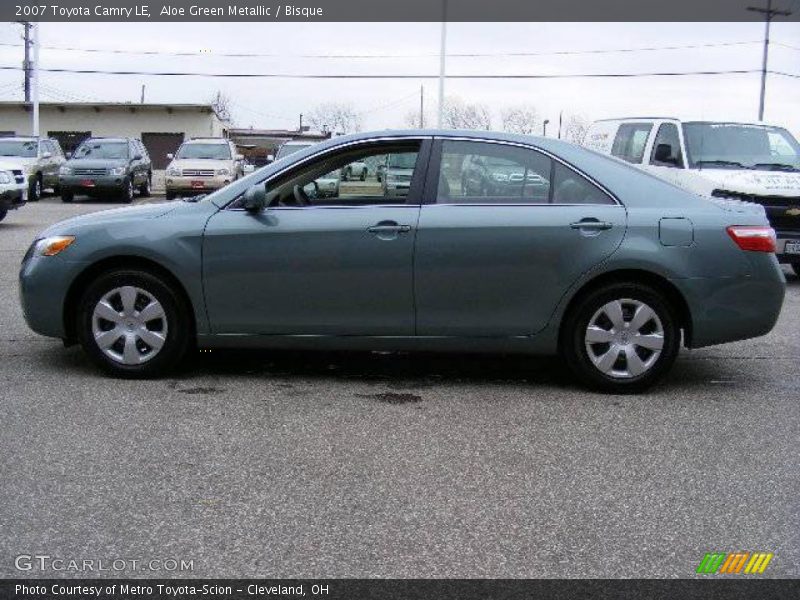 Aloe Green Metallic / Bisque 2007 Toyota Camry LE